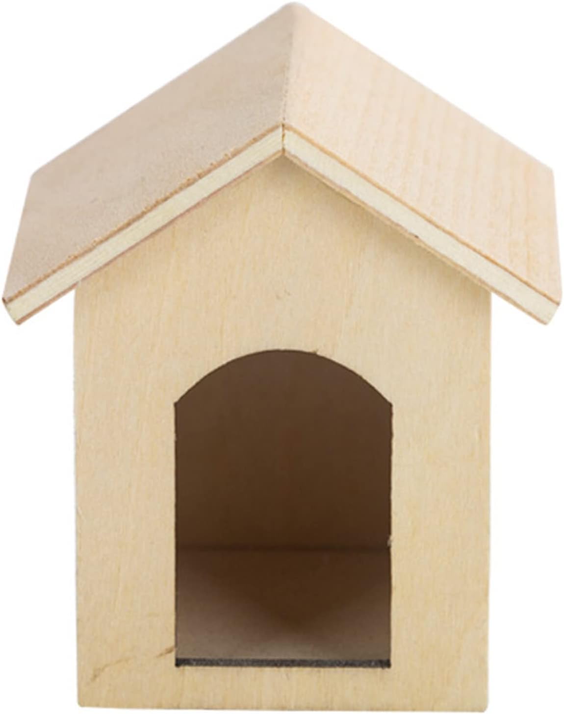 Mini casa miniatura escena niños juguete casa miniatura perro para interior registro color