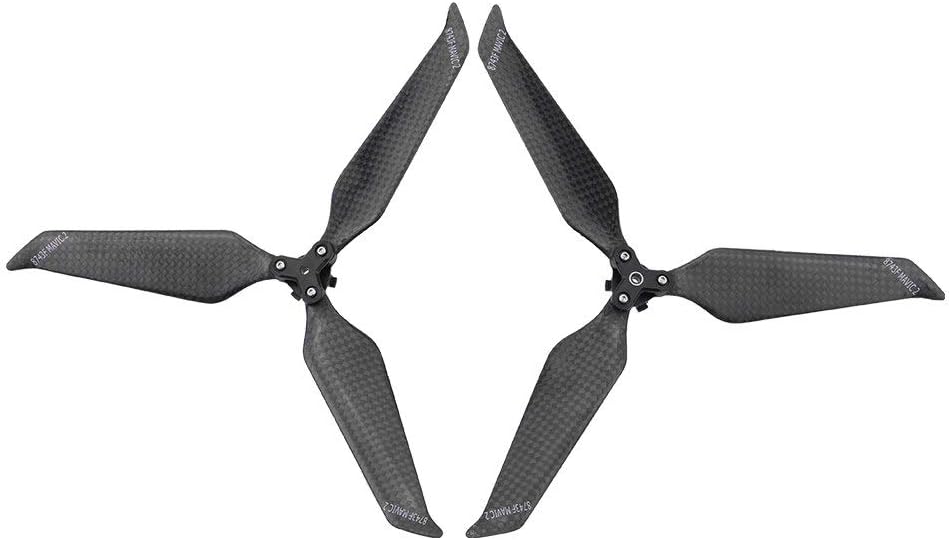 XNasu 248pcs Quick Release Low-Noise Propeller 8743 Drone Blades Props Carbon Fiber Paddle for D-JI Mavic 2 Pro Zoom Accessories (Color  2pcs)