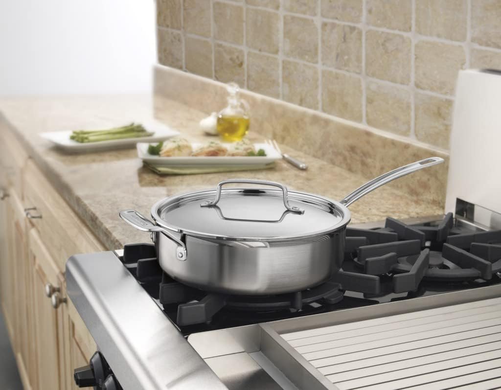 Cuisinart MCP22-24N MultiClad Pro – Sartén de acero inoxidable