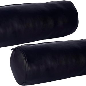 Azrah Traders Funda de almohada redonda para cilindro cervical, diseño ergonómico para cabeza, cuello, espalda y piernas, ideal para soporte de Azrah Traders Funda de almohada redonda para cilindro cervical, diseño ergonómico para cabeza, cuello, espalda y piernas, ideal para soporte de