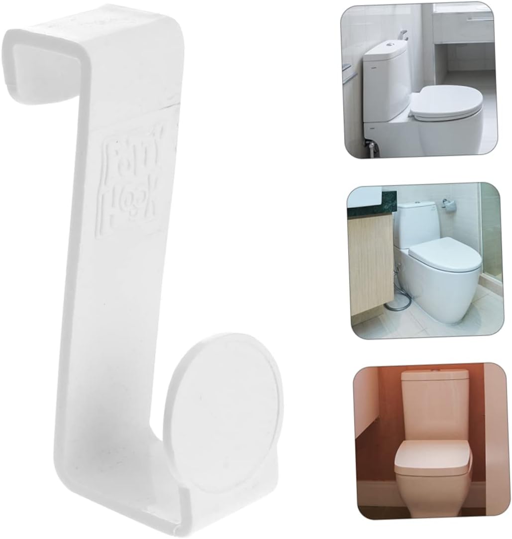 ABOOFAN 6 unids multifuncional z gancho gancho inodoro asiento gancho soporte soporte cocina gancho soporte inodoro hogar gancho colgante gancho