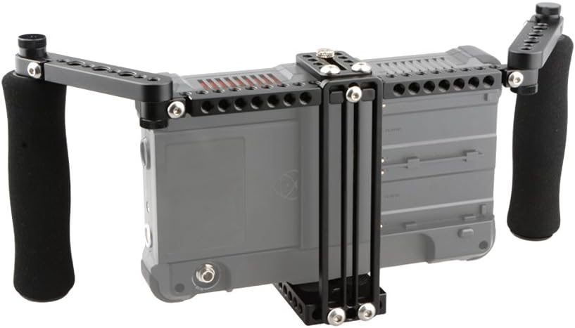 CAMVATE Jaula para monitor con asas ajustables para monitores LCD de 5 pulgadas y 7 pulgadas – 1871