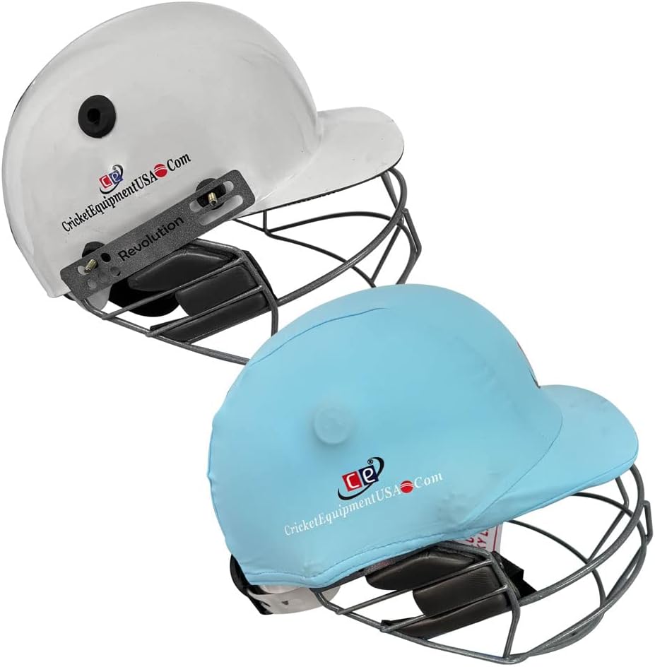 Casco de Cricket Elección de Cascos Multicolor Cubiertas Ajustables Hombres