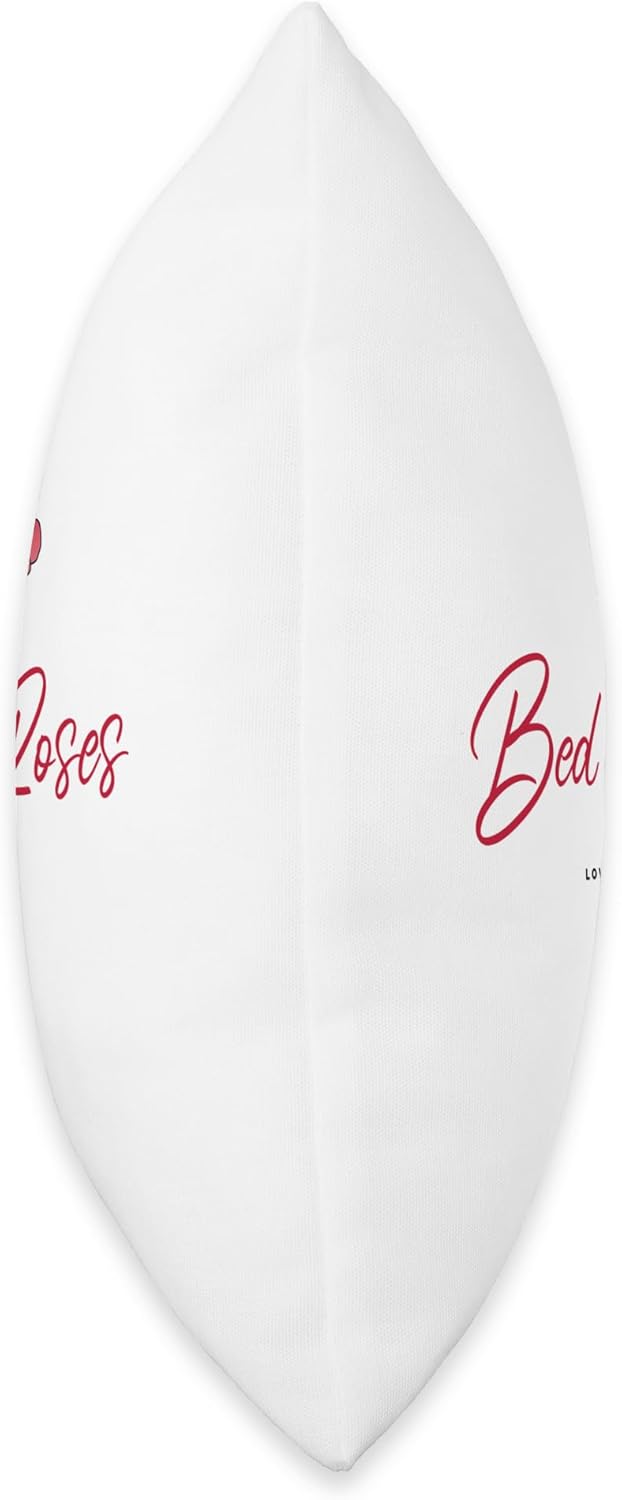El and Nic Bed of Roses – Almohada de podcast, 18 x 18 pulgadas, multicolor