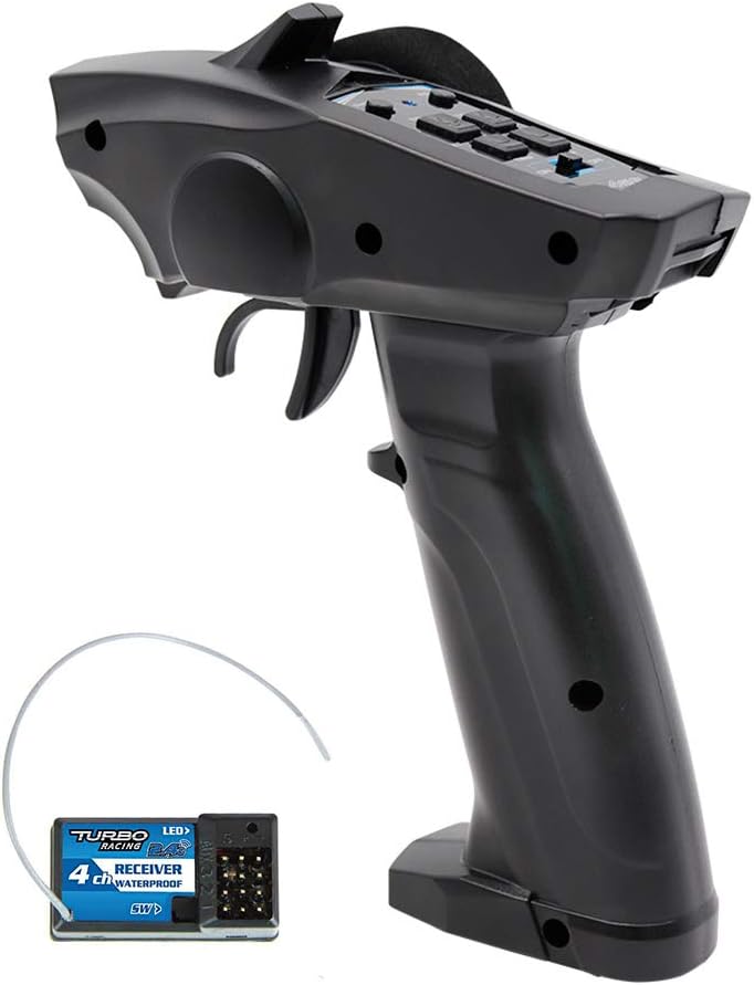 Kit de transmisor y receptor RC, transmisor y receptor de radio de 2.4 GHZ de 3 canales, transmisor y receptor 91803GVT Rc