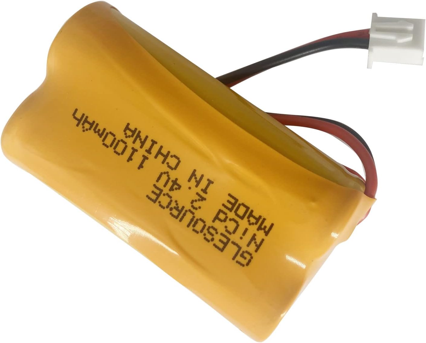 GLESOURCE Paquete de 2 baterías de repuesto de 2.4 V 1100 mAh para señal de salida, luz de emergencia Exitronix 10010036 Lithonia 10010034