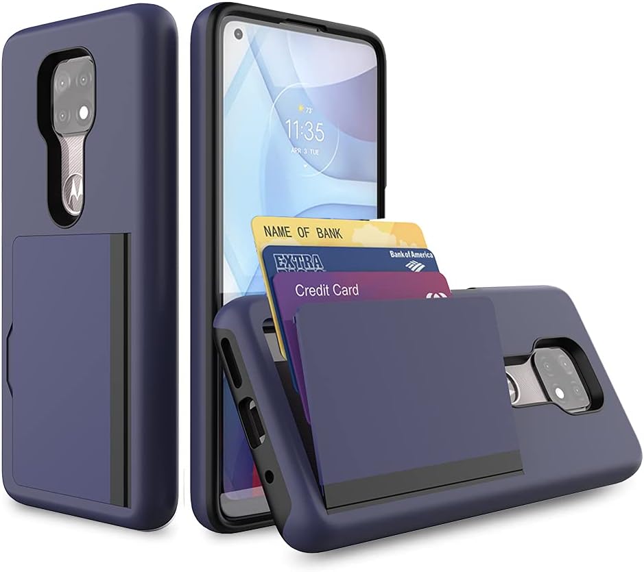 Moto G Power 2021 Edition – Funda protectora híbrida de silicona para Motorola Moto G Power 2021 Edition – Gris