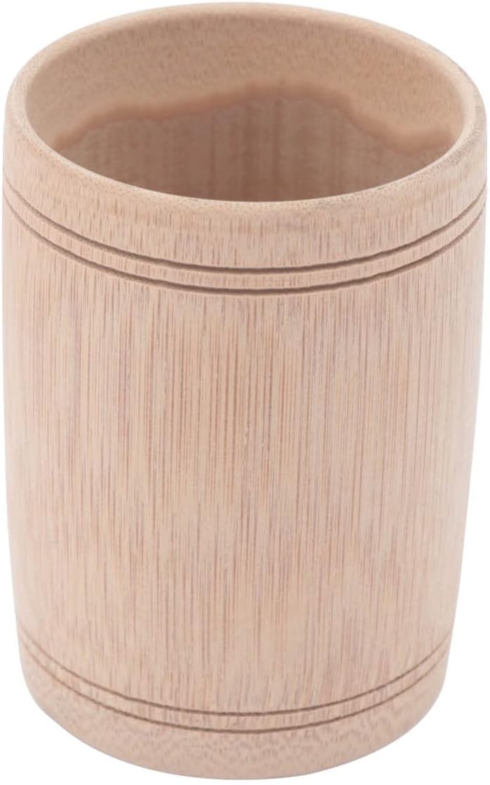 Contenedor de madera para almacenamiento de arroz con taza medidora, caja de almacenamiento en seco para cereales de harina, capacidad de 11 libras