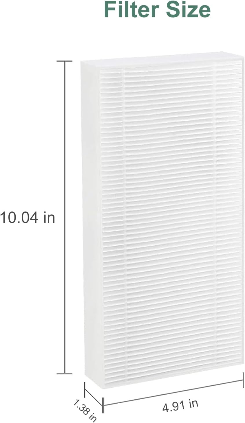 Paquete de 4 filtros de purificador de aire Febreze de repuesto para FRF102B  Compatible con filtro Honeywell U HRF201B  Compatible con Honeywell
