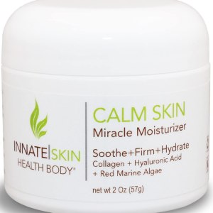 Crema hidratante Calm Skin Miracle con colágeno, ácido hialurónico y algas marinas de Innate Skin 2oz loción hidratante facial Crema hidratante Calm Skin Miracle con colágeno, ácido hialurónico y algas marinas de Innate Skin 2oz loción hidratante facial