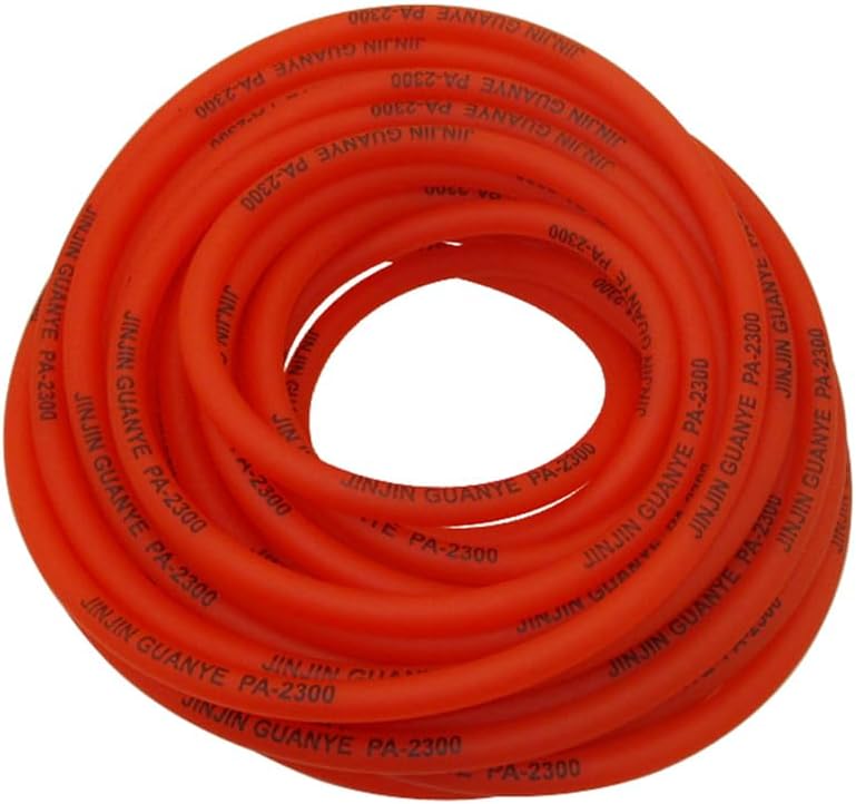 DJ-Motor Tubo de manguera de combustible rojo de 0.197 in de longitud para 50 cc, 70 cc, 90 cc, 110 cc, 125 cc, 140 cc, 160 cc, Pit Dirt Bike ATV