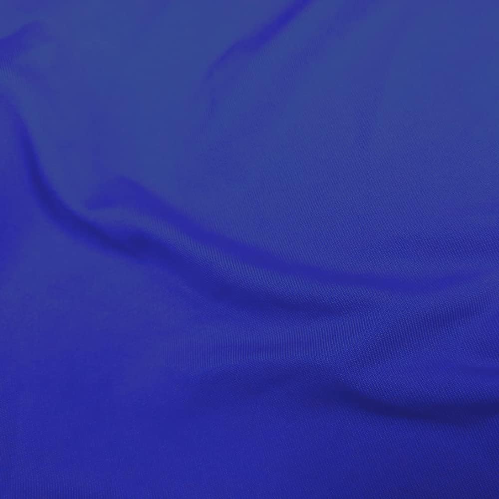 Mantel de mesa de elastano elástico azul rey de 8 pies para mesa plegable rectangular ajustable