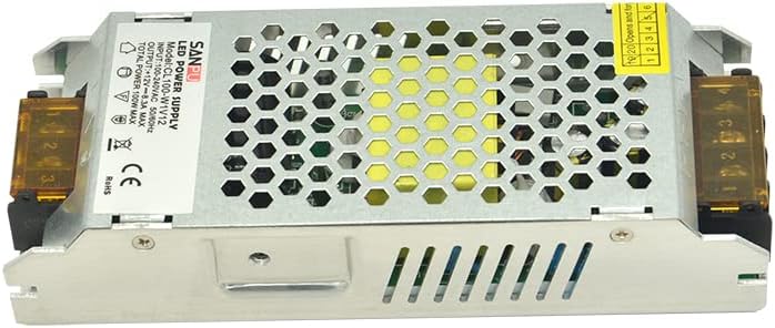 100W 12V SMPS Unidad de fuente de alimentación LED 8A AC a DC Transformador de iluminación Convertidor de controlador para tiras LED interiores