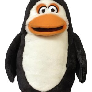 Pingüino tonto de 17″, marioneta de mano animal Pingüino tonto de 17″, marioneta de mano animal