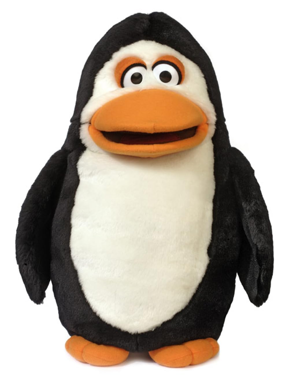 Pingüino tonto de 17″, marioneta de mano animal