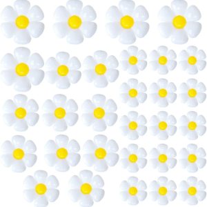 30 globos de margarita, Airsnigi de 20, 28, 43 pulgadas, enormes globos de flores blancas de papel de aluminio para decoraciones de cumpleaños de 30 globos de margarita, Airsnigi de 20, 28, 43 pulgadas, enormes globos de flores blancas de papel de aluminio para decoraciones de cumpleaños de