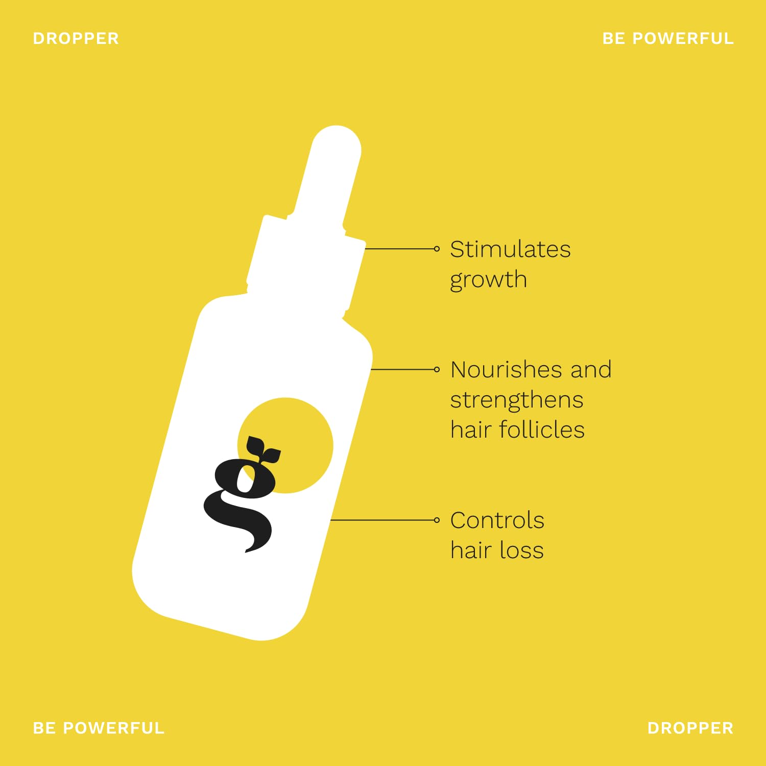 Extracto de raíz de jengibre  Gotas estimulantes del crecimiento y control de la pérdida de cabello  Serum Vegan Energizante Elixir para el cabello