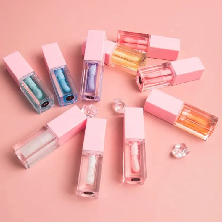 Glow Spark – Aceite hidratante de tinte labial con aceites esenciales y vitaminas para un brillo caliente y natural, relleno de labios y maquillaje