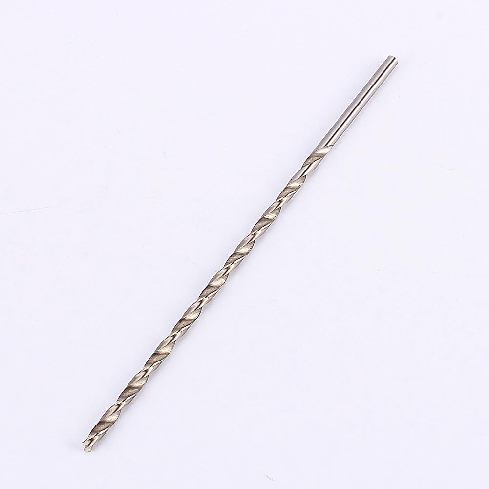 Broca extra larga, 7.874 in, taladro helicoidal HSS de vástago recto, broca helicoidal, taladro de vástago recto, broca para madera (0.197 in)