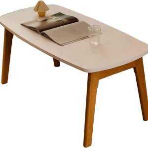 Mesa de Centro Mesa de centro de madera maciza, mesa plegable estilo japonés, mesa auxiliar para sala de estar, sofá, mesa auxiliar de 17.7 in de Mesa de Centro Mesa de centro de madera maciza, mesa plegable estilo japonés, mesa auxiliar para sala de estar, sofá, mesa auxiliar de 17.7 in de