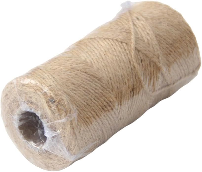Yeehanddraft – Cordel de yute natural de 164328 pies, cuerda de regalo para manualidades, cuerda de embalaje duradera