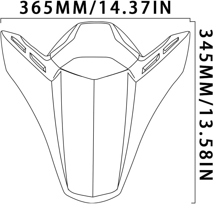 Carenado de asiento trasero de motocicleta, accesorios de motocicleta, asiento de pasajero trasero para Kawasaki Z900 ABS 2017-2021 ZE 2022-2023