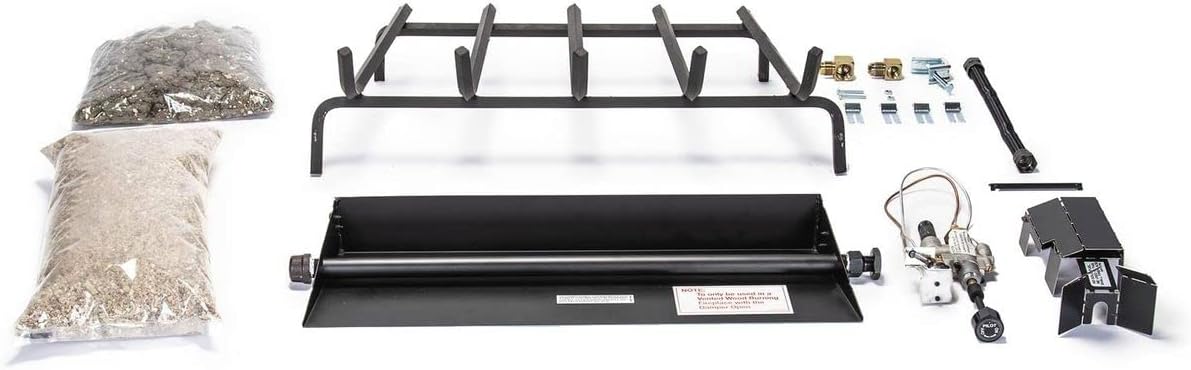 Serie G4 Sistema de quemador de brasas brillantes estándar de 12 pulgadas – Solo quemador LP