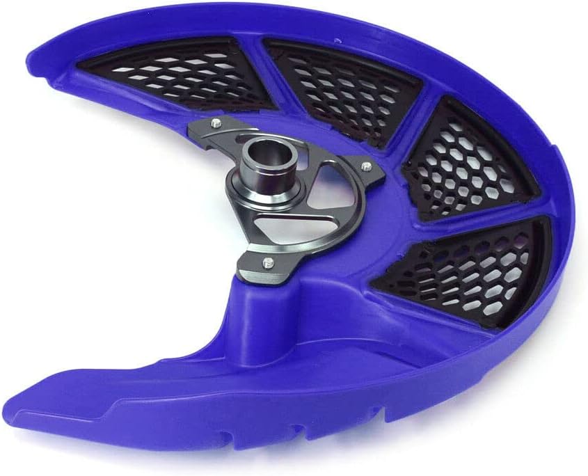 Protector de disco de freno delantero para motocicleta, protector de disco trasero de aluminio compatible con YZ125 YZ250 2008-2017 YZ250F 2007-2013