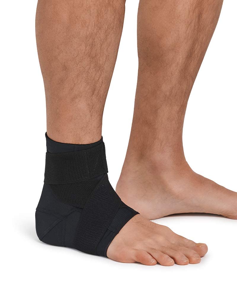 Tommie Copper Tobillera de compresión ajustable de grado profesional, unisex, para hombres y mujeres, transpirable, manga de soporte de recuperación