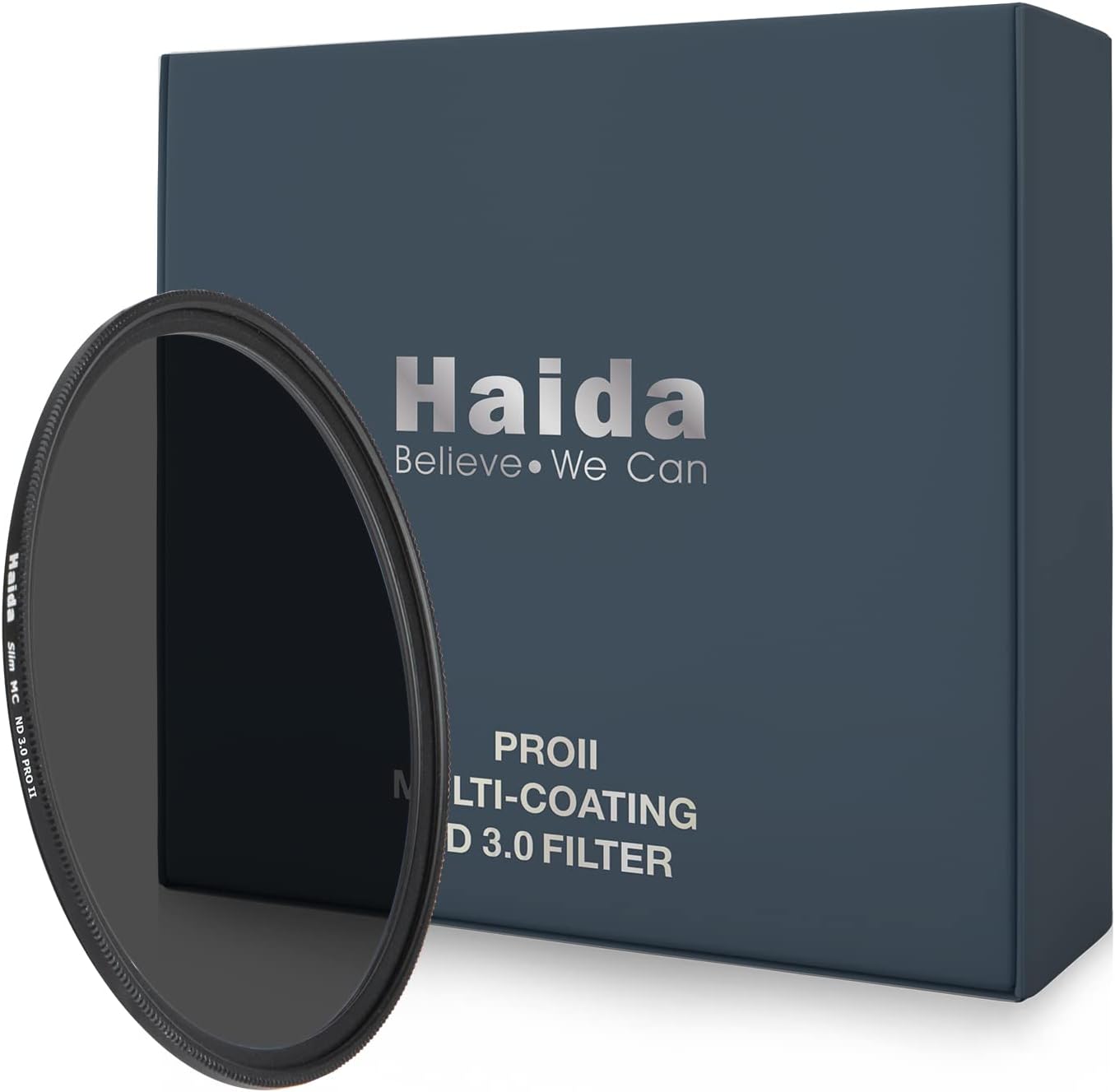 Haida Filtro ND3.0 (1000x) para cámara 10-Stop Slim Pro II vidrio óptico multicapa impermeable, resistente a los arañazos, densidad neutra SLR