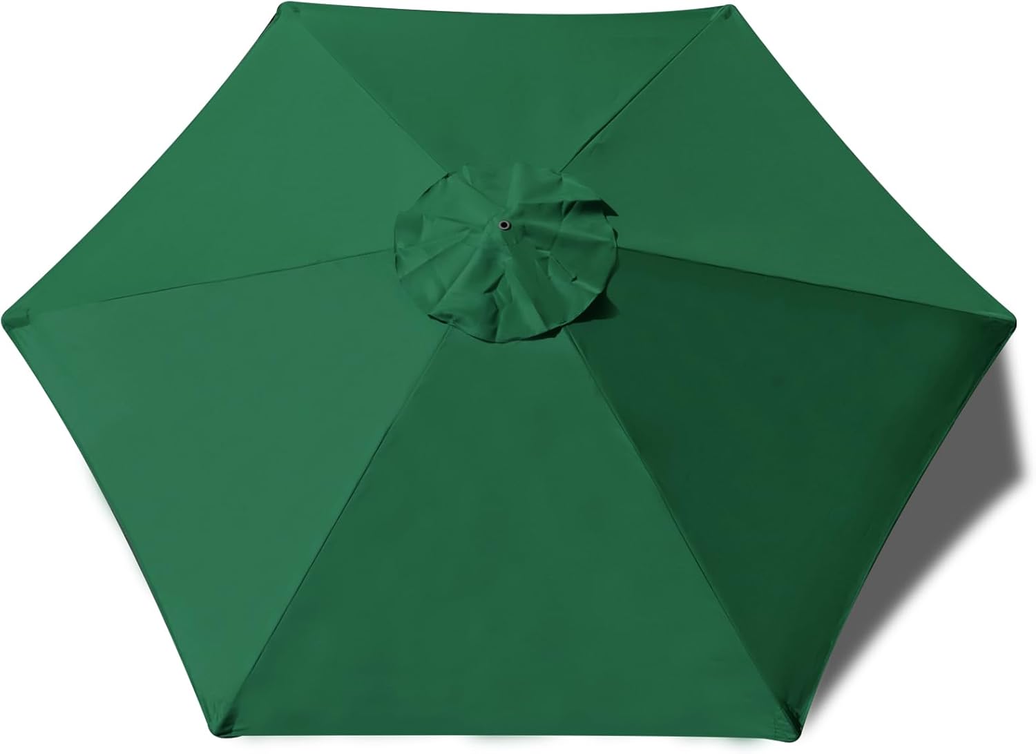 EliteShade USA SunUmbrella – Fundas de repuesto de 7.5 pies con 6 varillas, para sombrilla de patio (solo el toldo) (verde bosque)