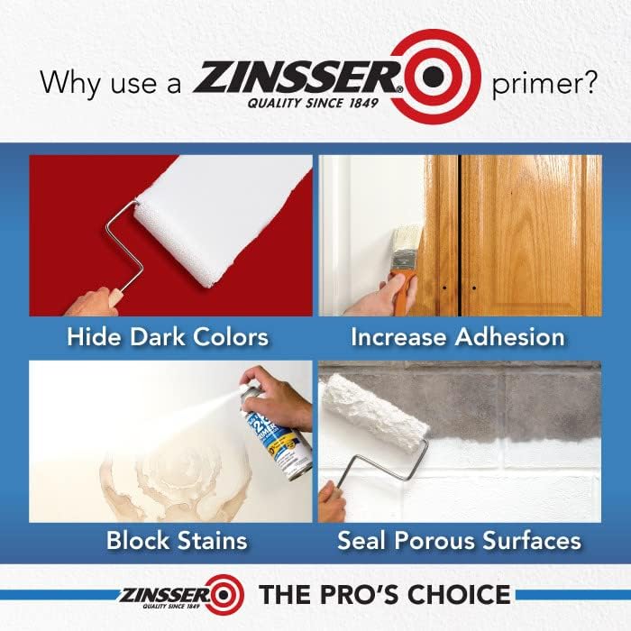 Zinsser 260924-2PK – Imprimación de encuadernación triple gruesa Peel Stop, galón, transparente, paquete de 2