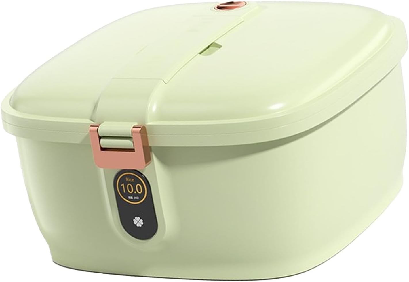 Recipiente de almacenamiento de arroz, dispensador de arroz de gran capacidad, cubo de arroz sellado hermético, dispensador de granos de cocina,