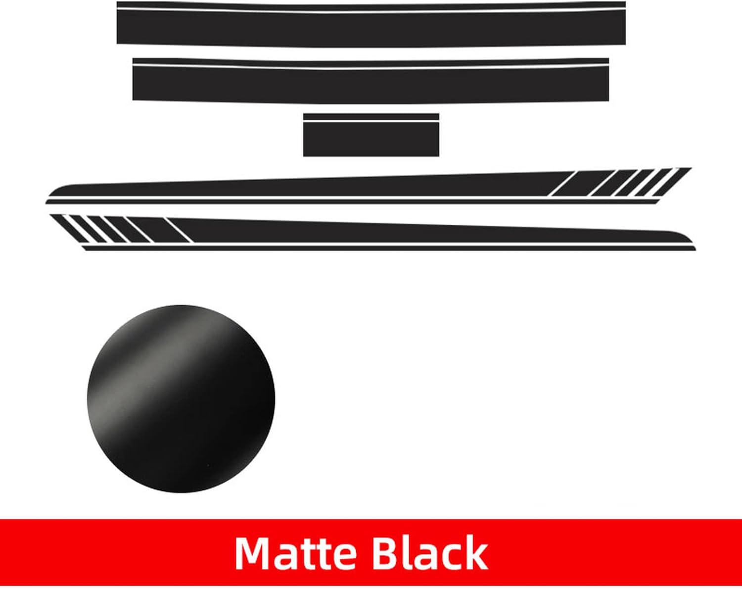 5 unids Edition One Car Hood Roof Tail Door Side Stripes Pegatinas para Mercedes Benz AMG GT 4 puertas X290 GT63 S GT43 GT53 Accesorios