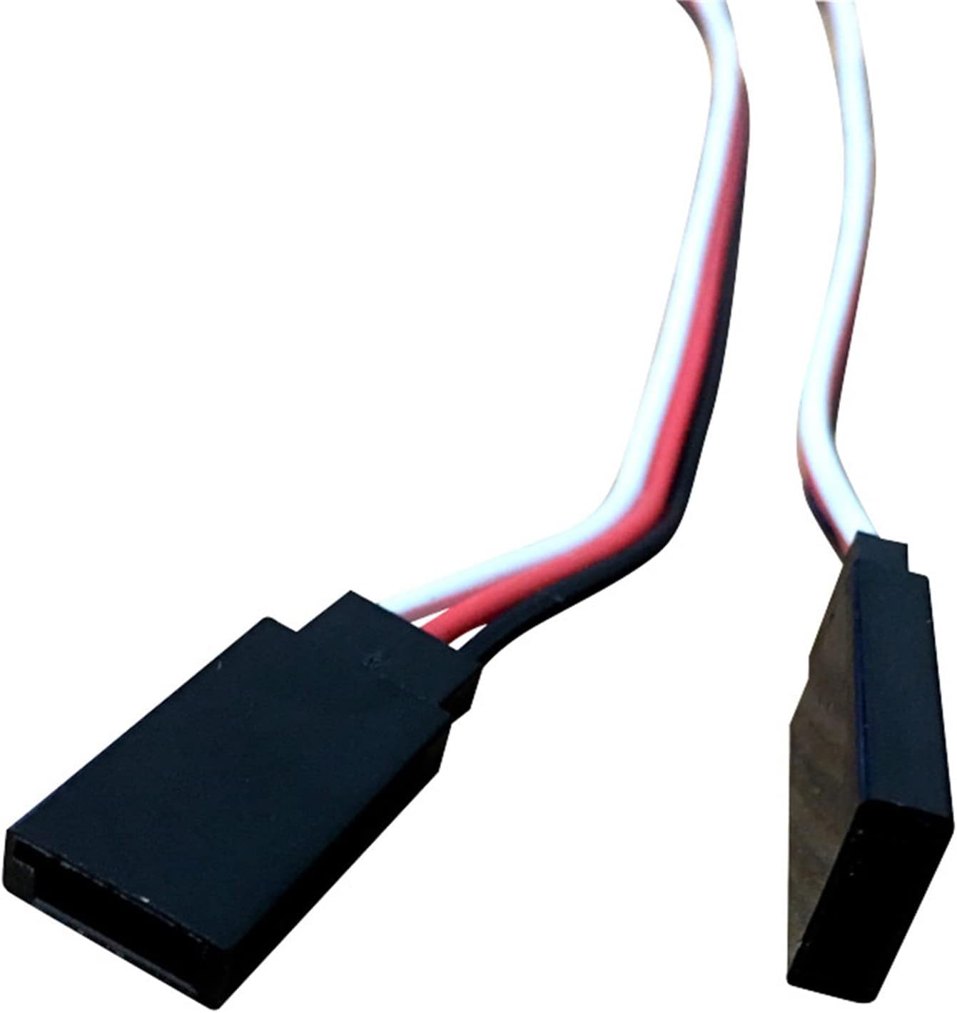 Extensión servo de 3 pines, macho y hembra JR Plug servo Cable de extensión de plomo, utilizado para aviones RC Quadcopter (6 tamaños) 5.9 in5.9