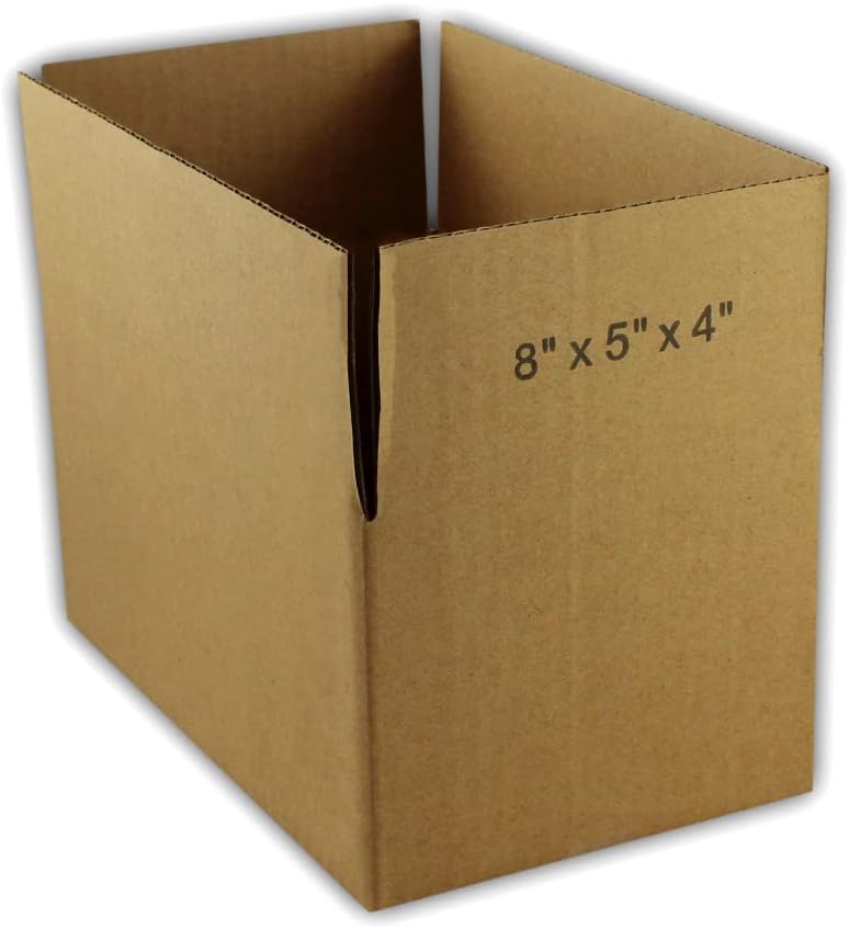 EcoSwift 30 cajas de embalaje de la cartulina acanalada 8x5x4 que envían por correo los cartones móviles de la caja de envío