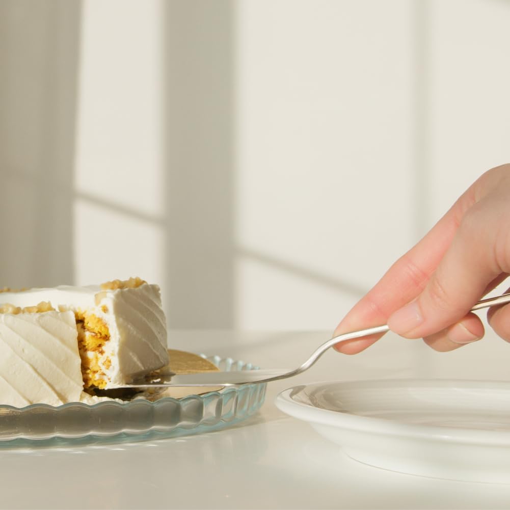 tiokin Juego de cuchillos y servidores para tartas de boda, juego de corte de pastel de acero inoxidable, 2 piezas, incluye cortador de pasteles y