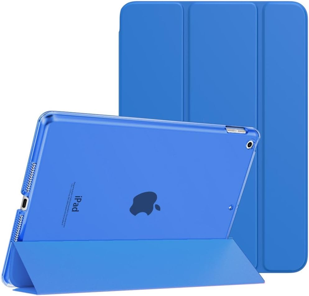 MoKo Funda para iPad 10.2, iPad de 9 generación 2021, iPad de 8 generación 2020, iPad de 7 generación 2019, funda inteligente delgada con soporte