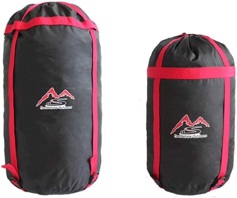 Wejjue Juego de 2 piezas de tamaño M y L de 24 L + 40 L, saco de compresión impermeable, saco de dormir, saco de almacenamiento para camping,
