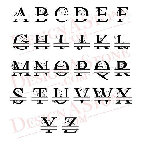 Personalized Fancy Monogram Name Landscaping Stone – Engraved Stone – Sandstone Color – 15 W x 15 H