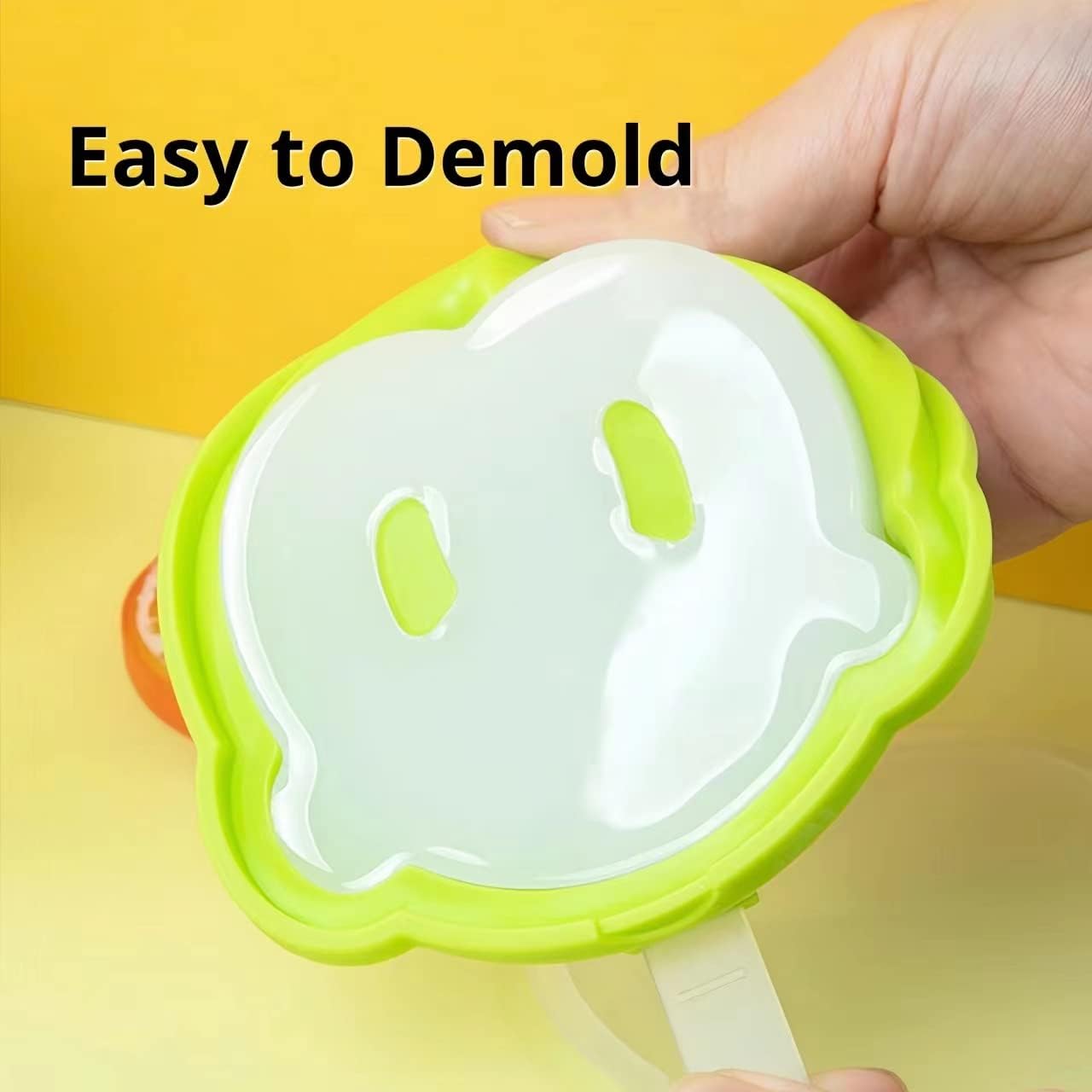 Paquete de 2 moldes de silicona para hacer paletas de helados, moldes de helado congelados, accesorios de cocina, leche materna de fácil liberación,
