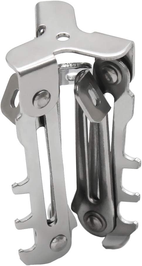MCAMPAS Soporte plegable universal del soporte del bote del acero inoxidable 304 para la botella que acampa del butano