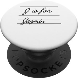 Personalized J is for Jazmin Name Student Kindergarten Girl PopSockets Standard PopGrip Personalized J is for Jazmin Name Student Kindergarten Girl PopSockets Standard PopGrip