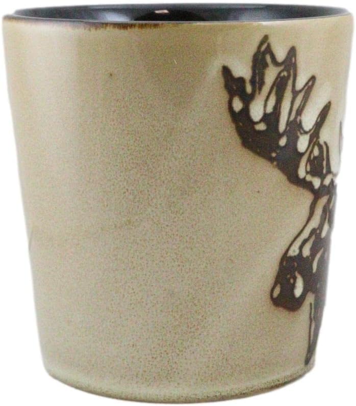 Ebros Gift Rustic Emperor – Vajilla o vajilla de cerámica de cerámica para cocina y comedor (paquete de 2 tazas de café para bebidas de 16 onzas)