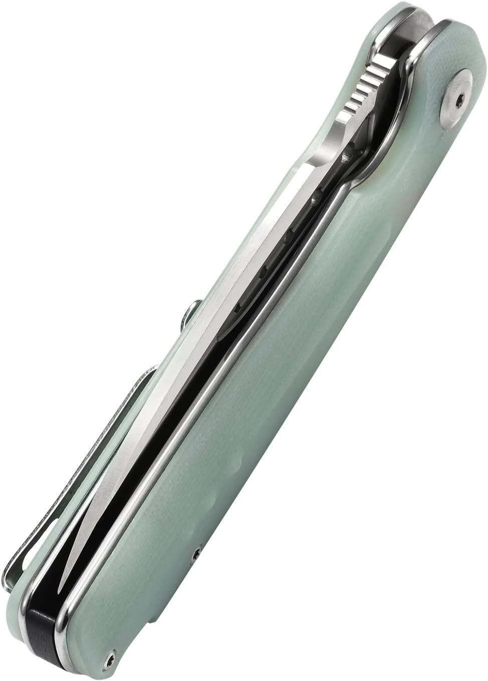 Sitivien ST131 – Cuchillo plegable, hoja D2 G10, cuchillo de herramientas EDC con bloqueo de forro para acampar al aire libre, senderismo, pesca