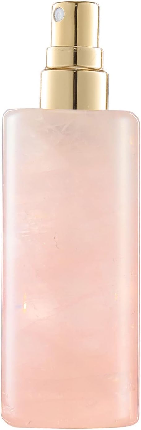 Pequeña botella de spray de cristal, spray de perfume, spray de niebla fina, (rosa1)