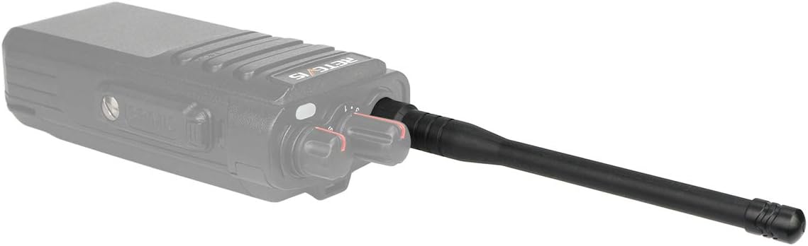 Retevis Antena Walkie Talkie, SMA-F de doble banda UHF VHF 144430MHz antena retráctil compatible con radio bidireccional BaoFeng UV-5R BF-888S RT29