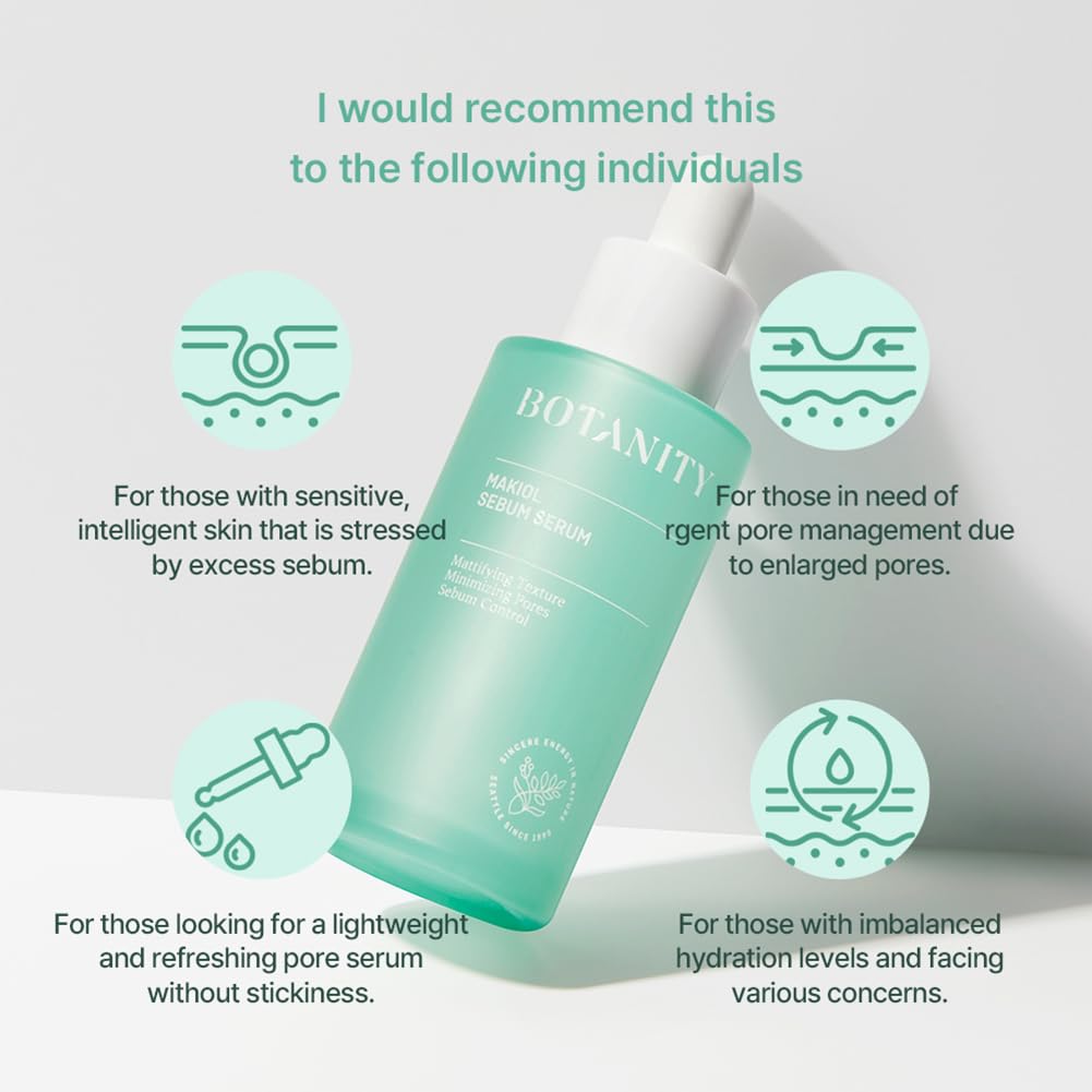 Makiol Serum  Control de aceite y refuerzo de hidratación  Minimizador de apariencia de poros y potenciador de textura de la piel  Fórmula ligera y