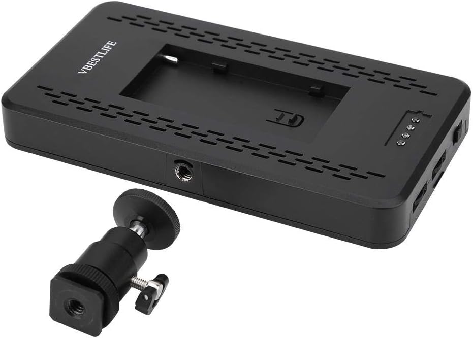 PUSOKEI Luz de video LED, W228 3200K6000K lámpara de panel de luz LED, 228 cuentas LED de fotografía luz de relleno para cámara Nikon para Canon