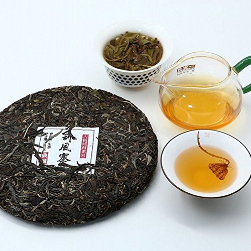 Yi Wu viento pared Pu’er té crudo Pu-erh Pastel de té
